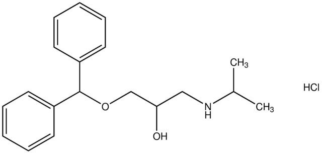 1-(benzhydryloxy)-3-(isopropylamino)-2-propanol hydrochloride