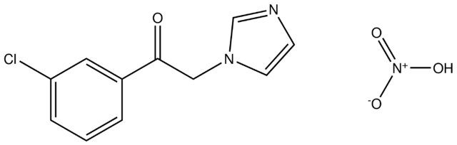 1-(3-chlorophenyl)-2-(1H-imidazol-1-yl)ethanone, nitrate salt