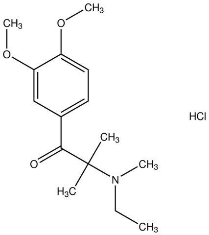 1-(3,4-dimethoxyphenyl)-2-[ethyl(methyl)amino]-2-methyl-1-propanone hydrochloride