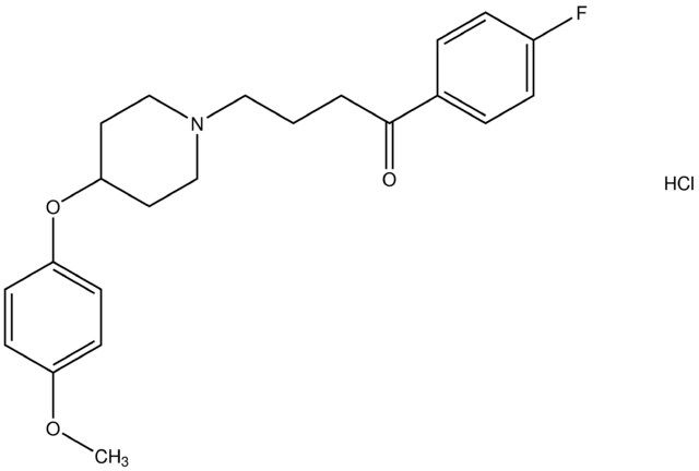 1-(4-fluorophenyl)-4-[4-(4-methoxyphenoxy)-1-piperidinyl]-1-butanone hydrochloride