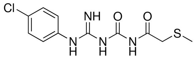 1-CHLORO-4-({IMINO[({[(METHYLSULFANYL)ACETYL]AMINO}CARBONYL)AMINO]METHYL}AMINO)BENZENE