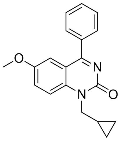 1-(cyclopropylmethyl)-6-methoxy-4-phenyl-2(1H)-quinazolinone