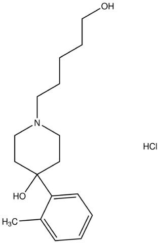 1-(5-hydroxypentyl)-4-(2-methylphenyl)-4-piperidinol hydrochloride