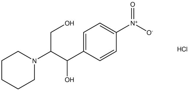 1-(4-nitrophenyl)-2-(1-piperidinyl)-1,3-propanediol hydrochloride