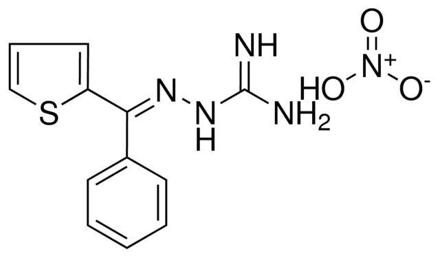 1-(ALPHA-(2-THIENYL)BENZYLIDENEAMINO)GUANIDINE NITRATE