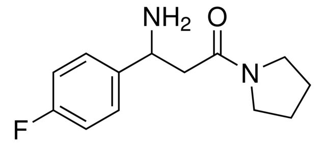 1-(4-Fluorophenyl)-3-oxo-3-(1-pyrrolidinyl)-1-propanamine