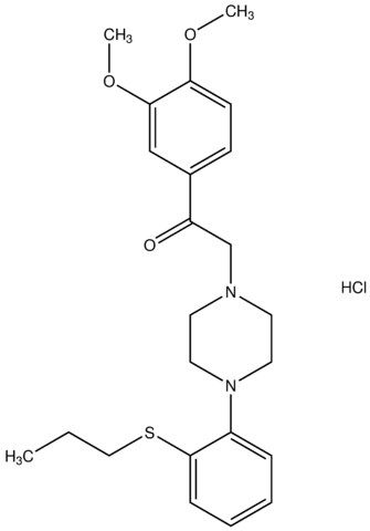 1-(3,4-dimethoxyphenyl)-2-{4-[2-(propylsulfanyl)phenyl]-1-piperazinyl}ethanone hydrochloride