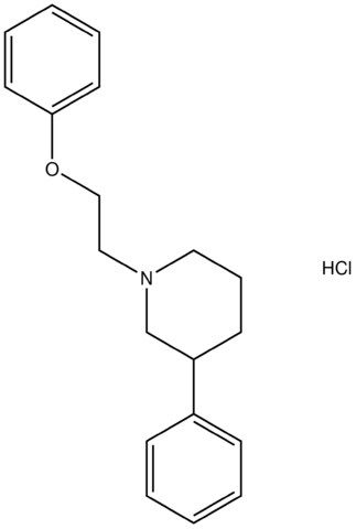 1-(2-phenoxyethyl)-3-phenylpiperidine hydrochloride