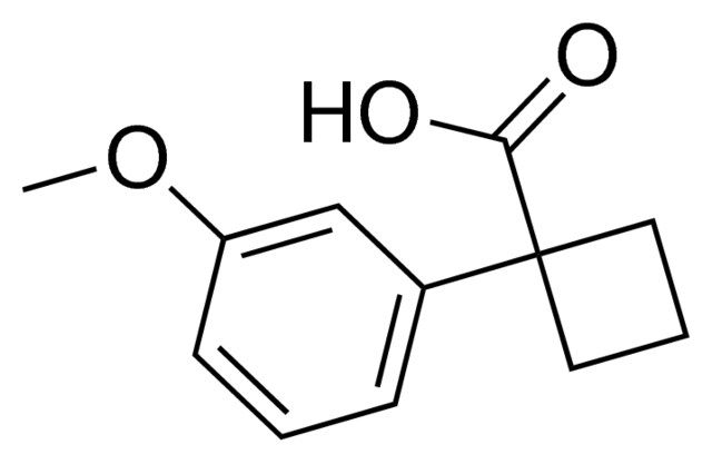 1-(3-methoxyphenyl)cyclobutanecarboxylic acid