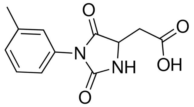 [1-(3-methylphenyl)-2,5-dioxo-4-imidazolidinyl]acetic acid