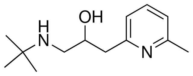 1-(tert-butylamino)-3-(6-methyl-2-pyridinyl)-2-propanol