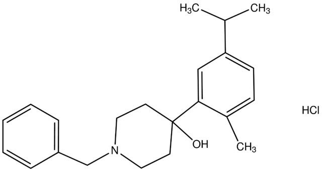 1-benzyl-4-(5-isopropyl-2-methylphenyl)-4-piperidinol hydrochloride