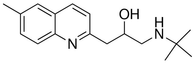 1-(tert-butylamino)-3-(6-methyl-2-quinolinyl)-2-propanol