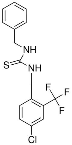 1-BENZYL-3-(4-CHLORO-2-(TRIFLUOROMETHYL)PHENYL)-2-THIOUREA