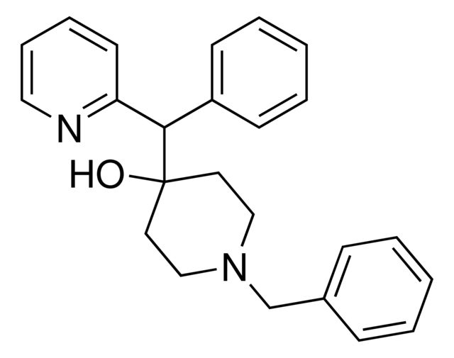 1-benzyl-4-[phenyl(2-pyridinyl)methyl]-4-piperidinol