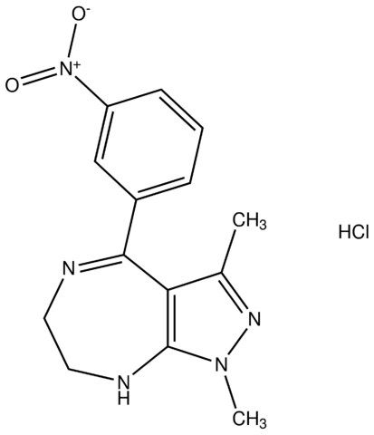 1,3-dimethyl-4-(3-nitrophenyl)-1,6,7,8-tetrahydropyrazolo[3,4-e][1,4]diazepine hydrochloride