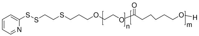 Pyridyl disulfide-poly(ethylene glycol)-<i>b</i>-poly(-caprolactone)