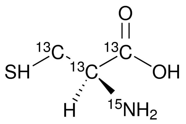 <sc>L</sc>-Cysteine-<sup>13</sup>C<sub>3</sub>,<sup>15</sup>N