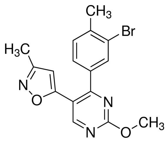 4-(3-Bromo-4-methylphenyl)-5-(3-methyl-5-isoxazolyl)-2-pyrimidinyl methyl ether