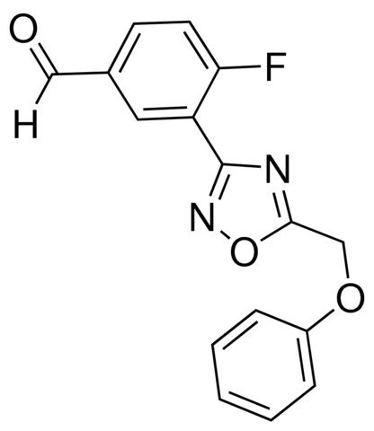 4-Fluoro-3-[5-(phenoxymethyl)-1,2,4-oxadiazol-3-yl]benzaldehyde