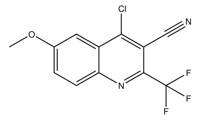 4-Chloro-6-methoxy-2-(trifluoromethyl)-3-quinolinecarbonitrile