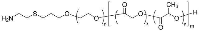 Amine poly(ethylene glycol)-<i>block</i>-poly(lactide-<i>co</i>-glycolide)