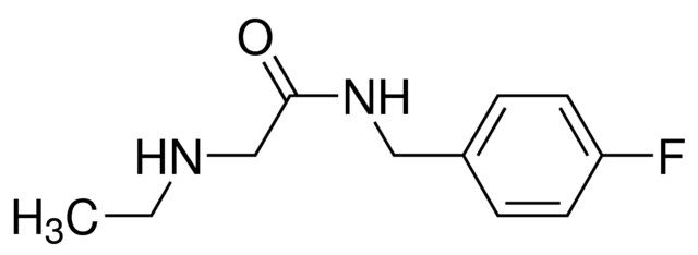 2-(Ethylamino)-<i>N</i>-(4-fluorobenzyl)acetamide