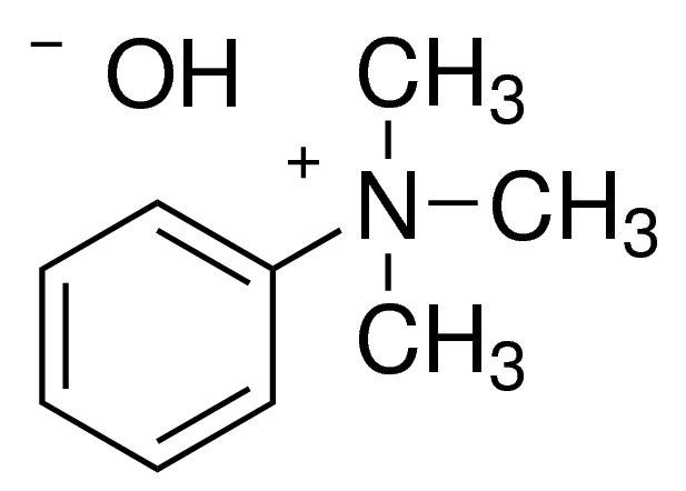 Trimethylphenylammonium hydroxide solution