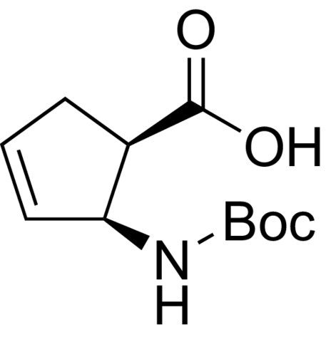 ()-<i>cis</i>-2-(Boc-amino)-3-cyclopentene-1-carboxylic acid