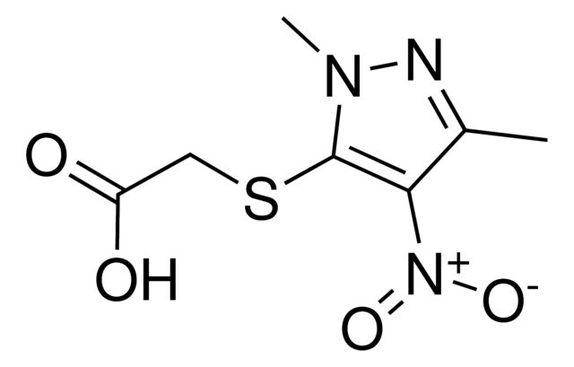 [(1,3-Dimethyl-4-nitro-1H-pyrazol-5-yl)sulfanyl]acetic acid