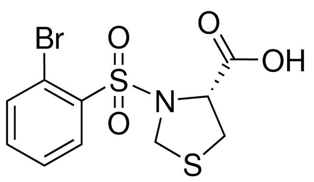 (4<i>R</i>)-3-[(2-Bromophenyl)sulfonyl]-1,3-thiazolidine-4-carboxylic acid