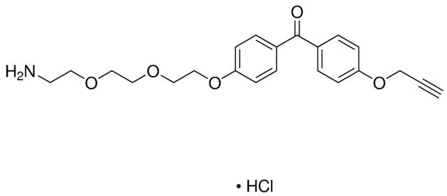 (4-(2-(2-(2-Aminoethoxy)ethoxy)ethoxy)phenyl)(4-(prop-2-yn-1-yloxy)phenyl)methanone HCl salt