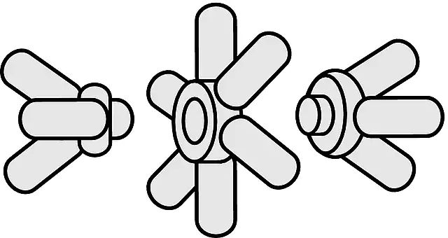 Cochranes atom centers for Orbit molecular models