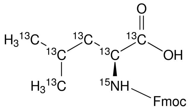 Fmoc-Leu-OH-<sup>13</sup>C<sub>6</sub>,<sup>15</sup>N