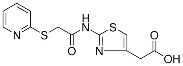 (2-(((2-PYRIDINYLTHIO)ACETYL)AMINO)-1,3-THIAZOL-4-YL)ACETIC ACID