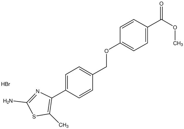 Methyl 4-(4-(2-amino-5-methylthiazol-4-yl)benzyloxy)benzoate hydrobromide