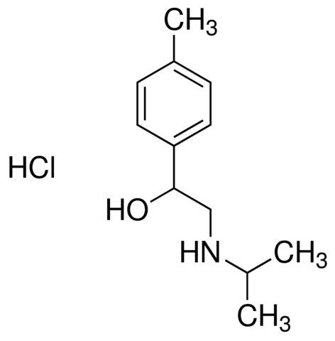 d,l-4-methyl-alpha-(1-isopropylaminomethyl)benzyl alcohol, hydrochloride