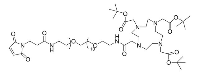 DOTA-tris(TBE)-amido dPEG <sup>®</sup><sub>11</sub>-Maleimide