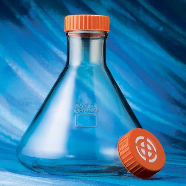 Corning<sup>®</sup> Erlenmeyer (Fernbach design) cell culture flasks