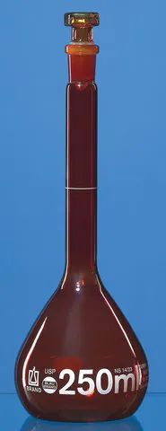 BRAND<sup>®</sup> volumetric flask BLAUBRAND<sup>®</sup> USP