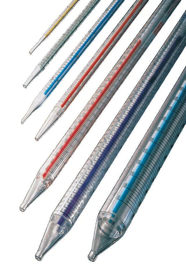 Corning<sup>®</sup> Costar<sup>®</sup> Stripette<sup>®</sup> serological pipettes, individually paper/plastic wrapped, triple bagged, clean room pack style