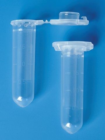 BRAND<sup>®</sup> microcentrifuge tube, 2 mL with lid, PP