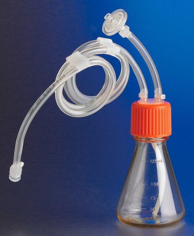 Corning<sup>®</sup> Erlenmeyer flask, with aseptic connector