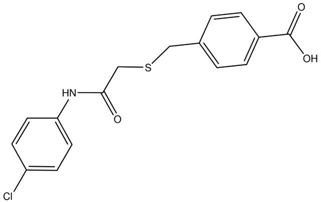 4-[({2-[(4-Chlorophenyl)amino]-2-oxoethyl}thio)methyl]benzoic acid