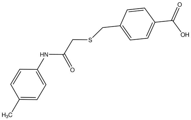 4-[({2-[(4-Methylphenyl)amino]-2-oxoethyl}thio)methyl]benzoic acid