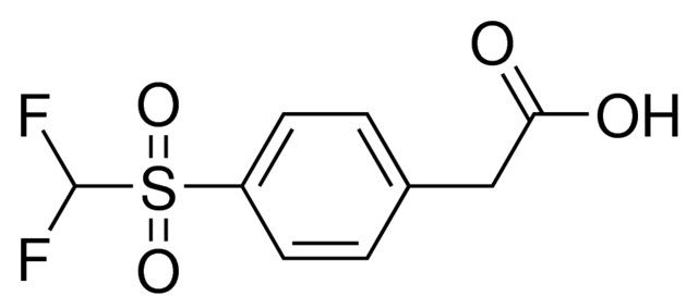 {4-[(Difluoromethyl)sulfonyl]phenyl}acetic acid