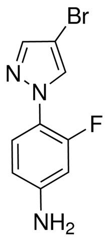 [4-(4-Bromo-1<i>H</i>-pyrazol-1-yl)-3-fluorophenyl]amine