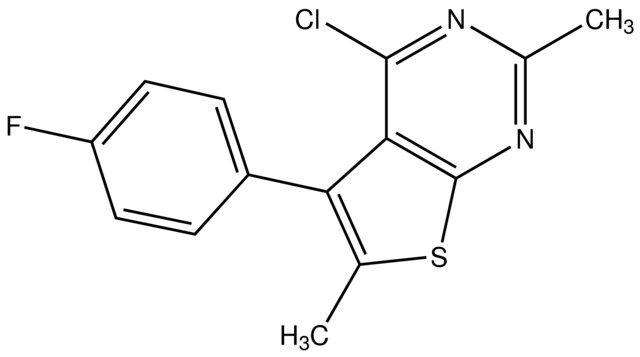 4-Chloro-5-(4-fluorophenyl)-2,6-dimethylthieno[2,3-<i>d</i>]pyrimidine