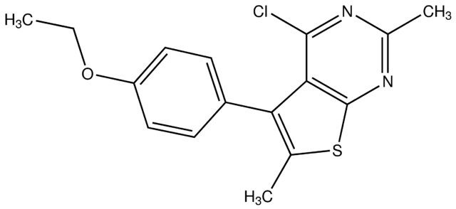 4-Chloro-5-(4-ethoxyphenyl)-2,6-dimethylthieno[2,3-<i>d</i>]pyrimidine