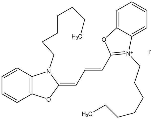 3,3-Di-n-heptyloxacarbocyanine iodide